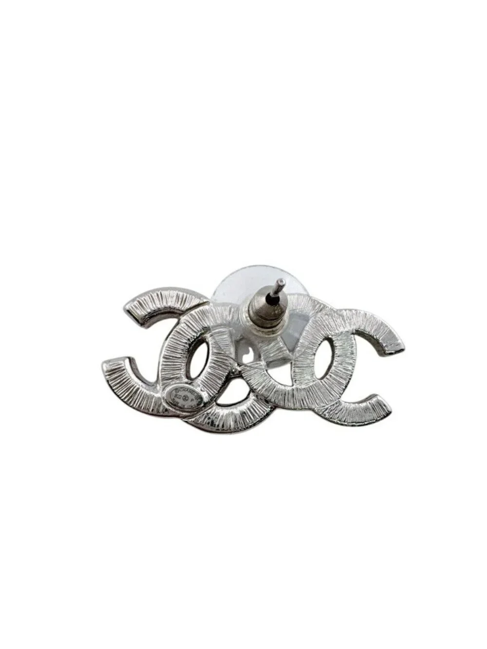 Chanel Metal Earrings Silver